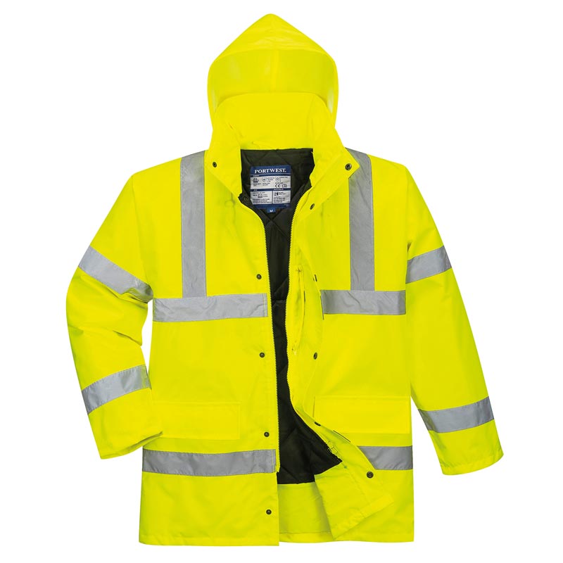 Hi-vis traffic jacket (S460) - yellow S